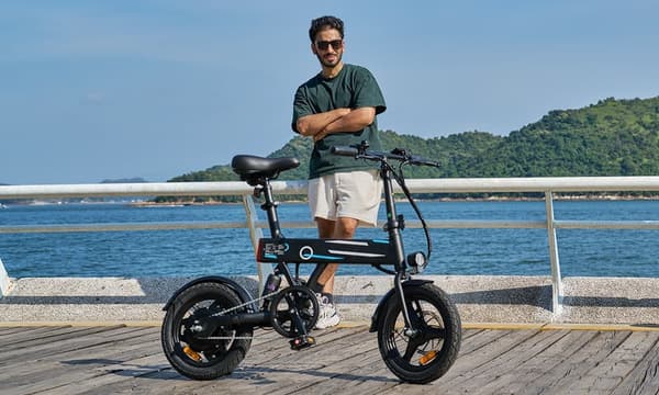 iScooter EB1 Elcykel 500W Motor 36V 7.8Ah Batteri 40km Max Räckvidd 14 Tums Hopfällbar Elcykel