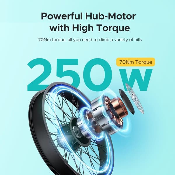ENGWE E26 Elcykel: 250W-Motor, 48V 16Ah Batteri, 140KM Räckvidd Per Laddning, 25KM/H Maxhastighet – Den Ultimata Elcykeln