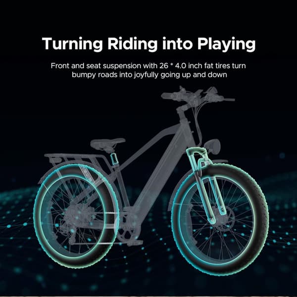 ENGWE E26 Elcykel: 250W-Motor, 48V 16Ah Batteri, 140KM Räckvidd Per Laddning, 25KM/H Maxhastighet – Den Ultimata Elcykeln