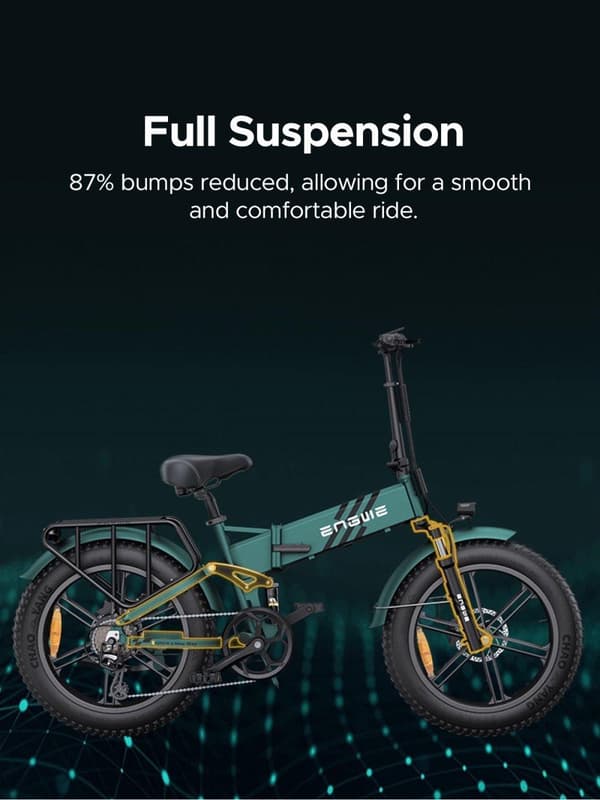 ENGWE ENGINE PRO 2.0 Elcykel, 75Nm Navmotor, 832Wh Batteri, 110KM Räckvidd & 25KM/H Hastighet För Stadspendling Och Frihet Off-Road