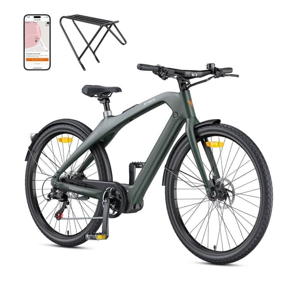 ENGWE N1 PRO Elcykel I Kulstof – 250W Centermotor, 80Nm Moment, 100KM Rækkevidde, 1,5T Opladning, 19KG – Til Pendling & Ture