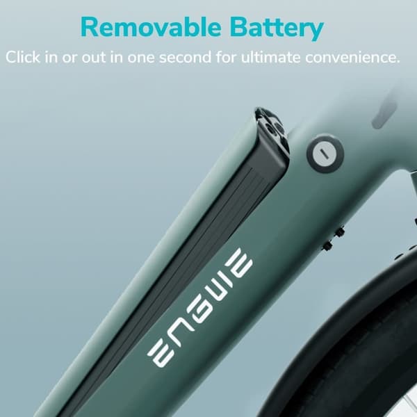 ENGWE N1 AIR , Kolfiberram, 15,6KG Lätt, 250W Motor, 40Nm Vridmoment, 360Wh Batteri, 100KM Räckvidd , För Stadspendling Och Daglig Cykling