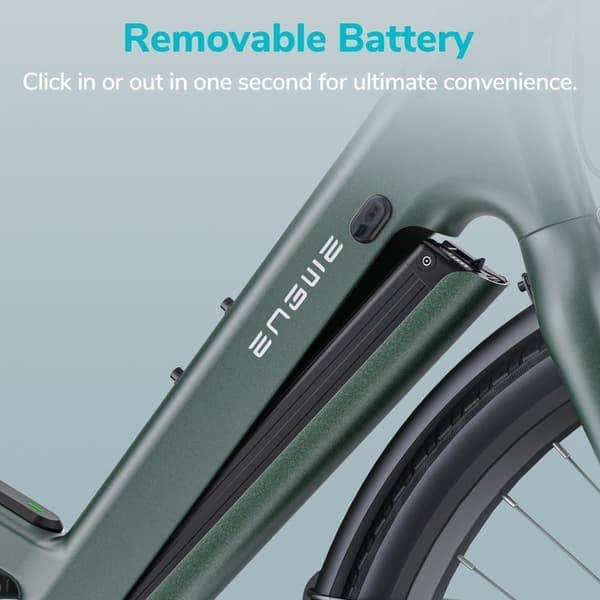 ENGWE N1 AIR, Kulstofstel, 15,6KG Let, 250W Motor, 40Nm Moment, 360Wh Batteri, 100KM Rækkevidde, Til Bykørsel Og Daglig Brug