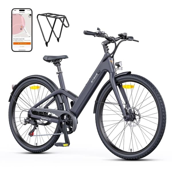 ENGWE N1 AIR, Kulstofstel, 15,6KG Let, 250W Motor, 40Nm Moment, 360Wh Batteri, 100KM Rækkevidde, Til Bykørsel Og Daglig Brug