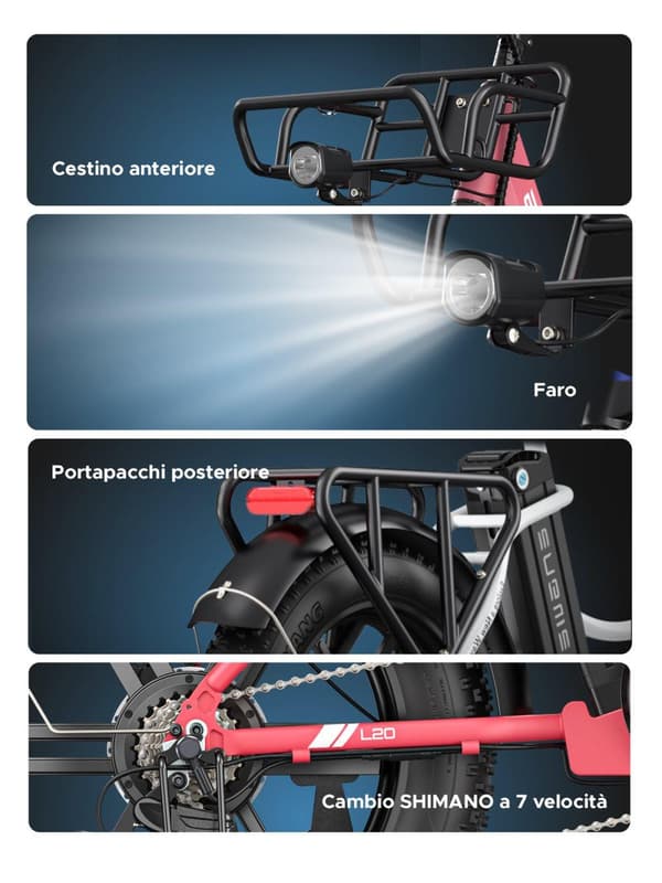 ENGWE L20 – 250W Motor, 50Nm Moment, 48V 13Ah Batteri, 20×4.0” Dæk, 140KM Rækkevidde, 25KM/H Topfart – Ideel Til Daglig Pendling Og Weekendture