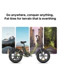 Miniatyrbillede 7 af 8: ENGWE L20 – 250W Motor, 50Nm Moment, 48V 13Ah Batteri, 20×4.0” Dæk, 140KM Rækkevidde, 25KM/H Topfart – Ideel Til Daglig Pendling Og Weekendture
