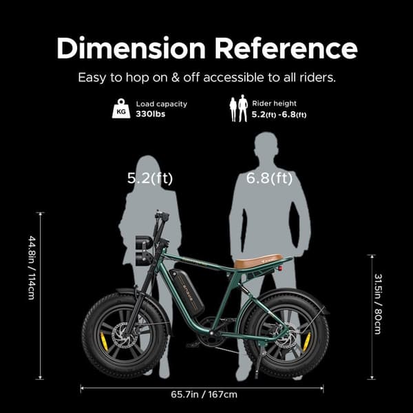 ENGWE M20 – 250W Børsteløs Motor, 55Nm Moment, 48V 13Ah/26Ah Batteri, 20×4.0” Dæk, 75KM Rækkevidde, 25KM/T – Skabt Til Kraft Og Byeventyr