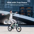 Miniatyrbillede 5 af 7: ENGWE P20 Elcykel, 250W Motor, 42Nm Moment, 36V 9,6Ah Batteri, 20×1,95” Dæk, 100KM Rækkevidde, 25KM/H Hastighed, Perfekt Til Glatte Bypendlinger
