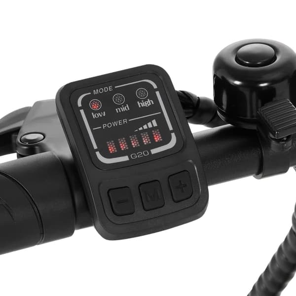 DYU A1F Pro Elcykel 16 Tums Hopfällbar Elcykel 36V 7.5Ah Batteri 250W Motor LED-Display Bromssystem Skivbroms Lämplig för Vuxna och Tonåringar