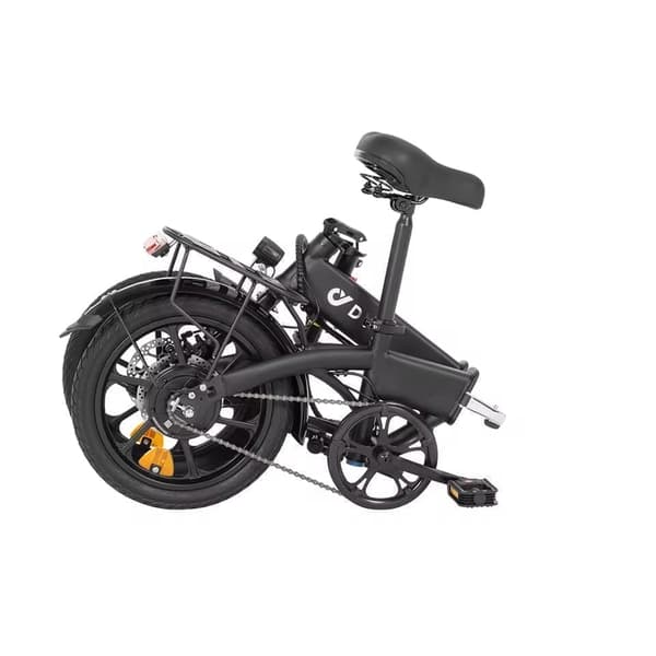 DYU A1F Pro Elcykel 16 Tums Hopfällbar Elcykel 36V 7.5Ah Batteri 250W Motor LED-Display Bromssystem Skivbroms Lämplig för Vuxna och Tonåringar