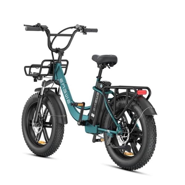 Elcykel ENGWE L20 Boost - Motor 250W Batteri 48V13Ah Däck 20 Tum Mekaniska Skivbromsar - Grön