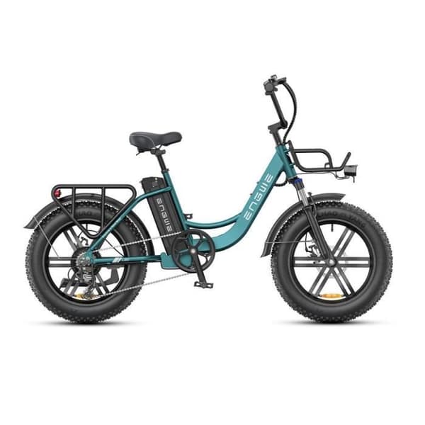 Elcykel ENGWE L20 Boost - Motor 250W Batteri 48V13Ah Däck 20 Tum Mekaniska Skivbromsar - Grön