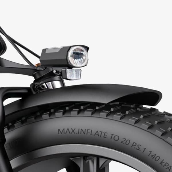 Fällbar Elcykel Engwe Engine Pro 2.0 - 20 Tum Däck 750W Motor 52V16Ah Batteri Räckvidd 110KM - Svart