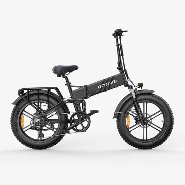 Fällbar Elcykel Engwe Engine Pro 2.0 - 20 Tum Däck 750W Motor 52V16Ah Batteri Räckvidd 110KM - Svart