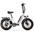 Miniatyrbild 3 av 5: TTGO F6 Elcykel - Motor 250W Batteri 36V25AH 20 Tums Däck Hydrauliska Bromsar – Vit