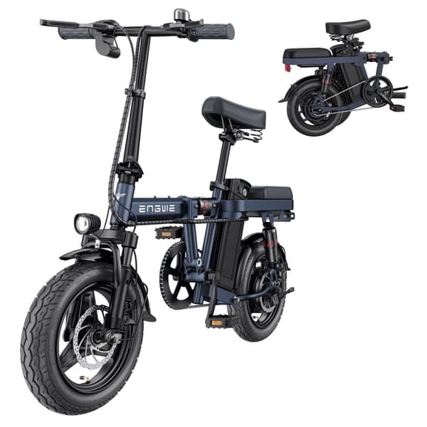ENGWE T14 Elcykel, Maks hastighed 25 km/t, 250W Motor, 30N·m Moment, 14x2.125 Dæk, 48V 10Ah Lithiumbatteri,25 km Elektrisk tilstand,42 km PAS tilstand