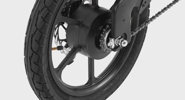 DYU A16 Elcykel 36V10AH Litiumbatteri 350W Motor 16 Tums Däck 55 Räckvidd Hopfällbar Elcykel för Stad