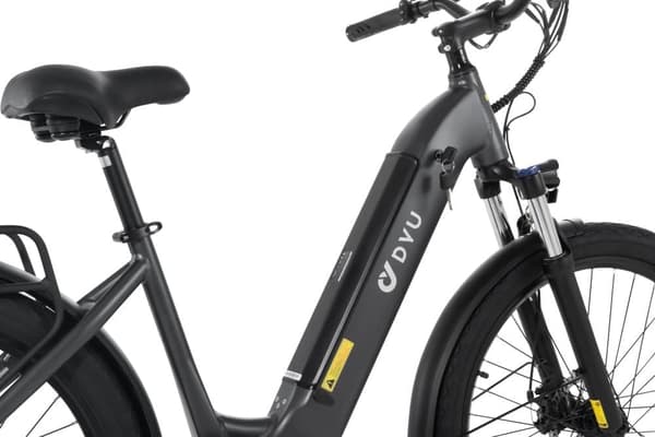 DYU C1 elektrisk bycykel 26x2,5" 350W 10,4AH aluminiumsramme 65 km rækkevidde aftageligt batteri