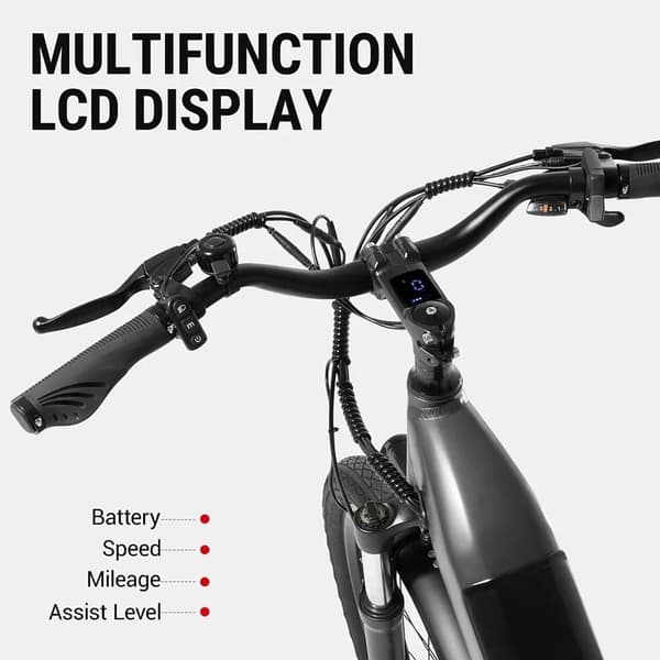 DYU C1 Elcykel 48V10AH Litiumbatteri 350W Motor 26 Tums Däck 55 Räckvidd Stads Elcykel