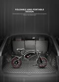 Miniatyrbild 11 av 11: DYU D3F 14 tums mini hopfällbar elcykel, 250W motor, 36V 10AH batteri,.