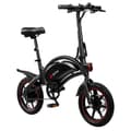 Miniatyrbild 1 av 11: DYU D3F 14 tums mini hopfällbar elcykel, 250W motor, 36V 10AH batteri,.