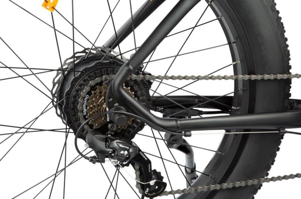 DYU King 750 elcykel – 110 km rækkevidde, 750W motor, 26x4.0 fede dæk – terrængående aluminium e-cykel