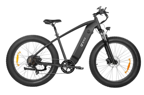 DYU King 750 elcykel – 110 km rækkevidde, 750W motor, 26x4.0 fede dæk – terrængående aluminium e-cykel