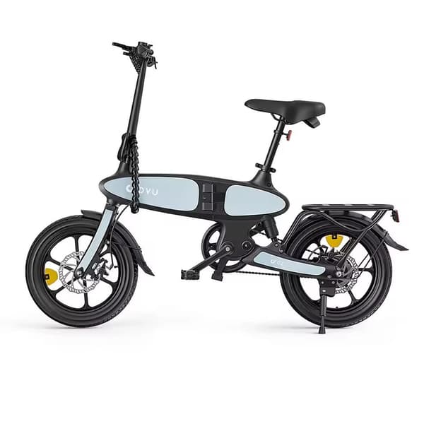 DYU C2 Elcykel 48V 7.5Ah Batteri 350W Motor 16 Tums Däck 45KM Körsträcka Skivbroms Elcykel Lämplig för Vuxna och Tonåringar