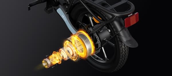 DYU C2 Elcykel 48V 7.5Ah Batteri 350W Motor 16 Tums Däck 45KM Körsträcka Skivbroms Elcykel Lämplig för Vuxna och Tonåringar