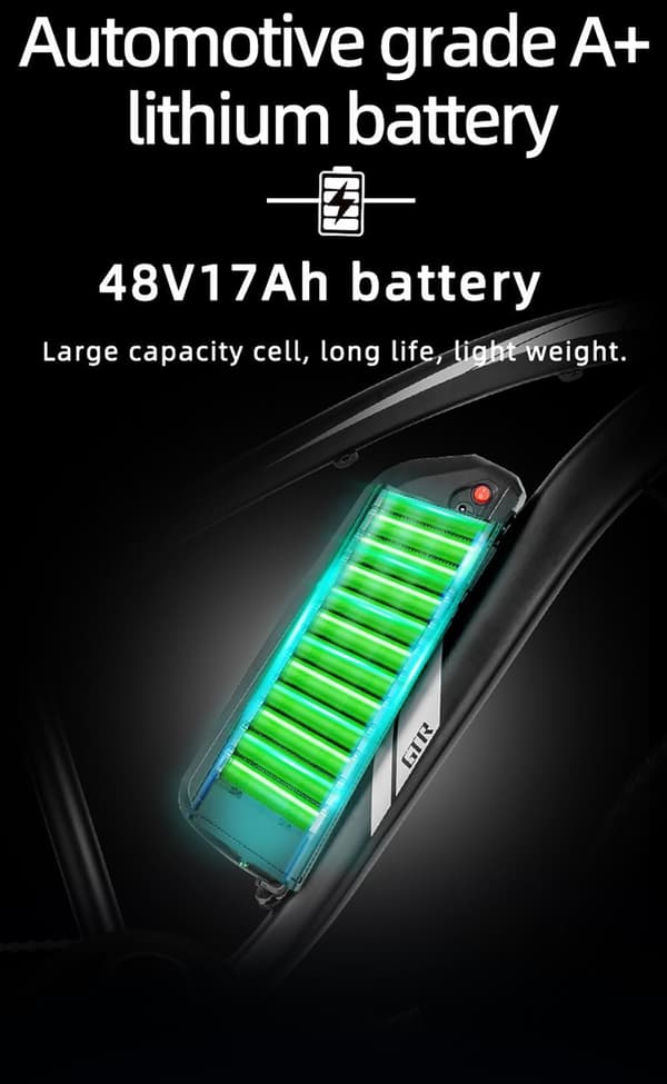 Shengmilo MX02S sähköinen maastopyörä 1000W moottori 48V17Ah akku – Shimano 7 nopeutta, 45 km/h