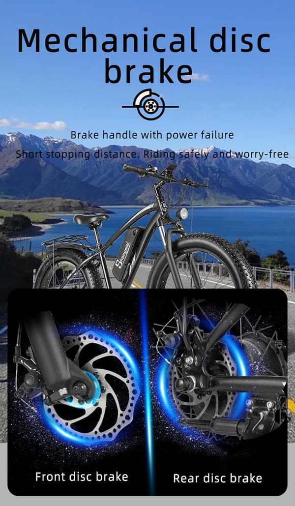 Shengmilo MX02S Elcykel 1000W Motor 48V17Ah Batteri – Shimano 7-Växlad, 45 km/h, 70 km Räckvidd