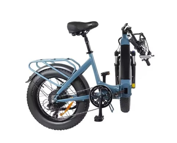 DYU FF500 Elcykel 48V 13.5Ah Batteri 500W Motor 20-tums Däck 70 km Körsträcka Skivbroms Elcykel Lämplig för vuxna och tonåringar