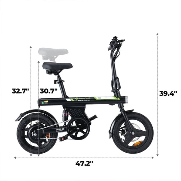 City Elcykel iSinwheel U1 14" 250W Motor 36V 7,8Ah Batteri