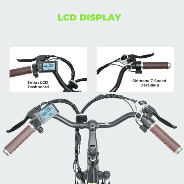 Klassisk elcykel iSinwheel U2 - 26" - 350W 36V 13Ah - Pendling