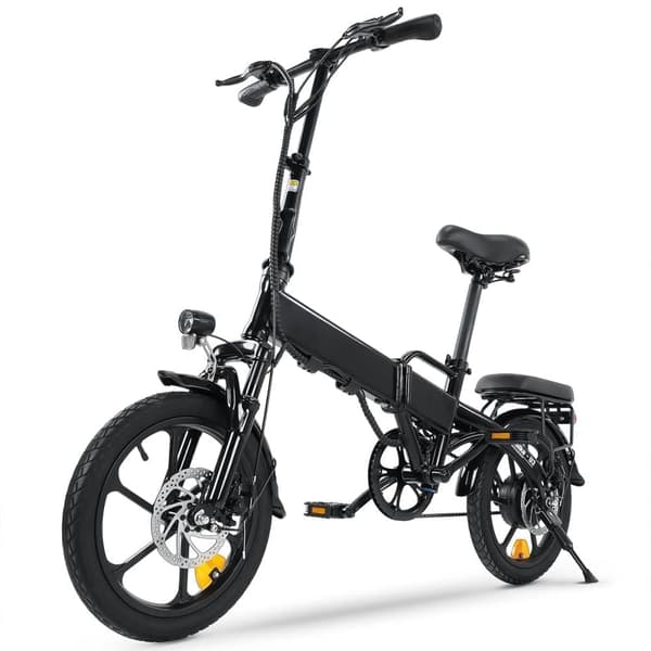 Sammenklappelig Elcykel iSinwheel U3 - 16" - 500W 36V 7.8Ah - Sort