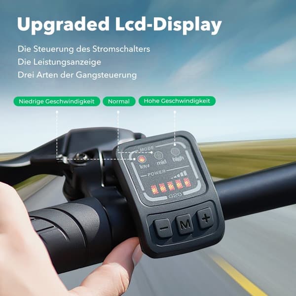 Sammenklappelig Elcykel iSinwheel U3 - 16" - 500W 36V 7.8Ah - Sort