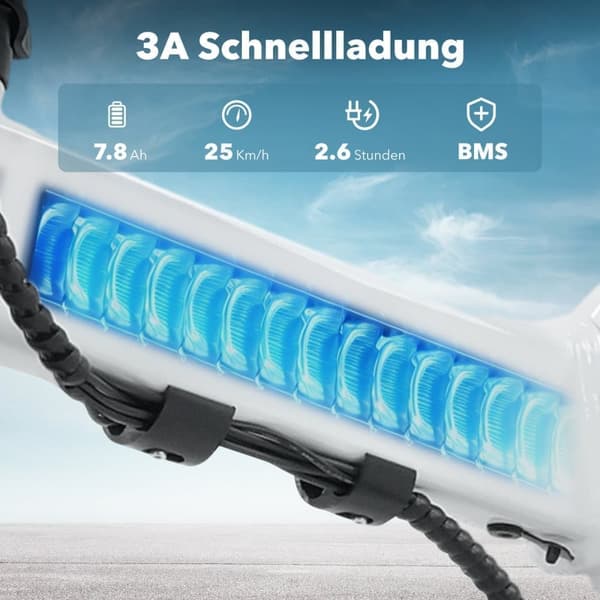 Sammenklappelig Elcykel iSinwheel U3 - 16" - 500W 36V 7.8Ah - Sort