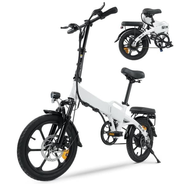 Sammenklappelig Elcykel iSinwheel U3 - 16" - 500W 36V 7.8Ah - Sort
