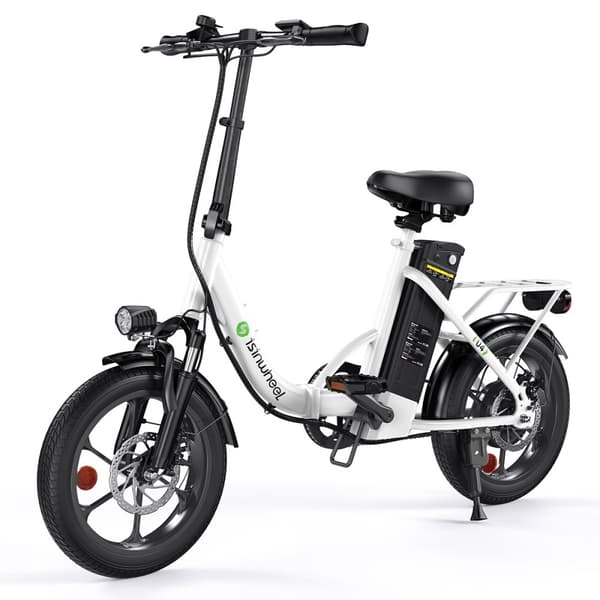 Elcykel för stad iSinwheel U4, 36V 10.4AH 250W, 16" elcykel för cykel - Svart