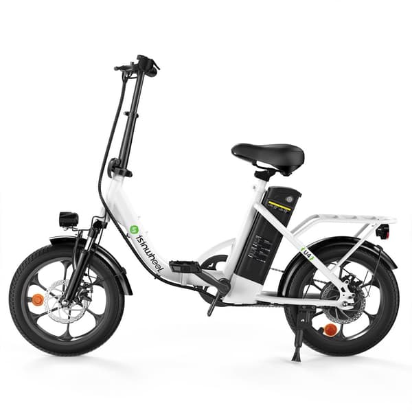 Elcykel för stad iSinwheel U4, 36V 10.4AH 250W, 16" elcykel för cykel - Svart