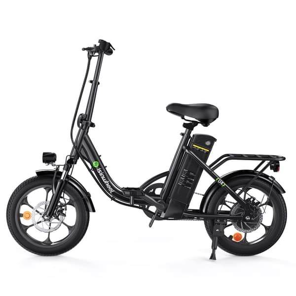 City Elcykel iSinwheel U4, 36V 10.4AH 250W, 16" Fod Elcykel - Sort