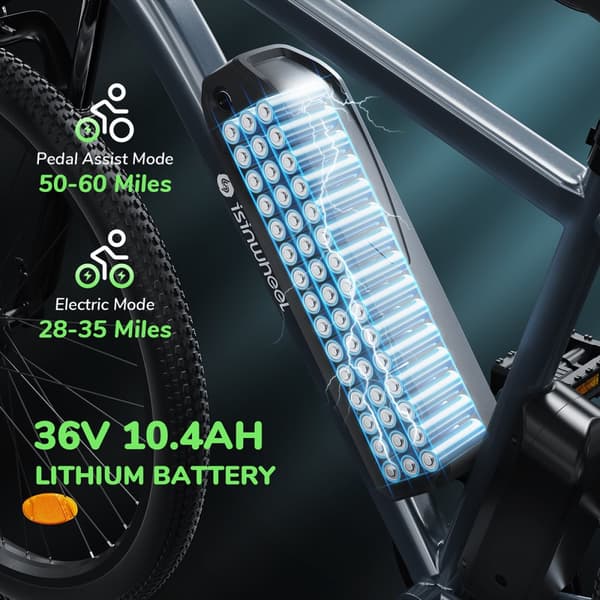 Elcykel för stad iSinwheel M10 - 26" - 250W 36V 10.4Ah