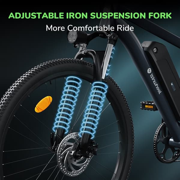 Elcykel för stad iSinwheel M10 - 26" - 250W 36V 10.4Ah