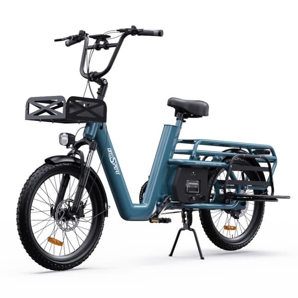 Elcykel för last OneSport OT01, 20", Longtail, 650W motor 48V 27Ah batteri 25 km/h