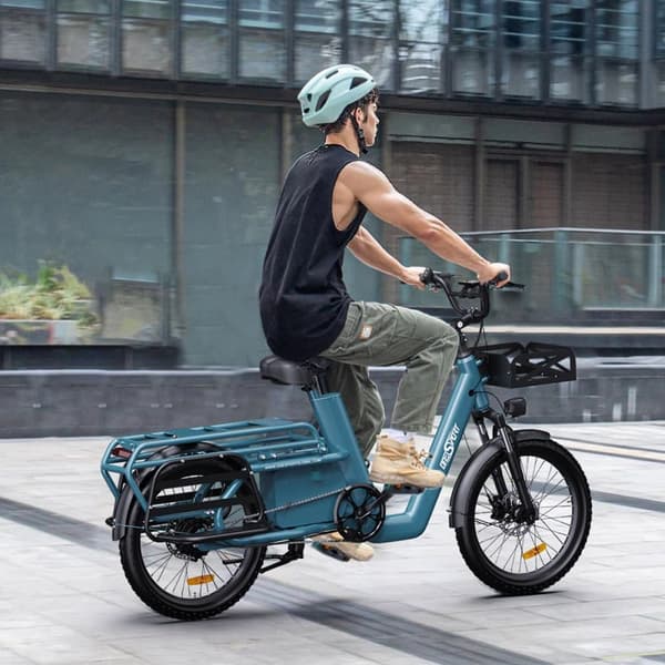 Elcykel för last OneSport OT01, 20", Longtail, 650W motor 48V 27Ah batteri 25 km/h