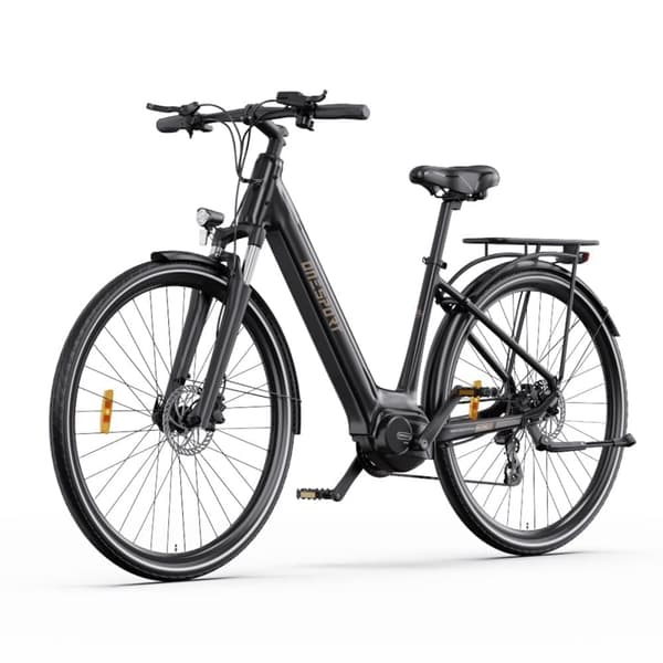 Elcykel OneSport OT07 för stad, Bafang mittdriven 250W, Topp 25 km/h för pendling