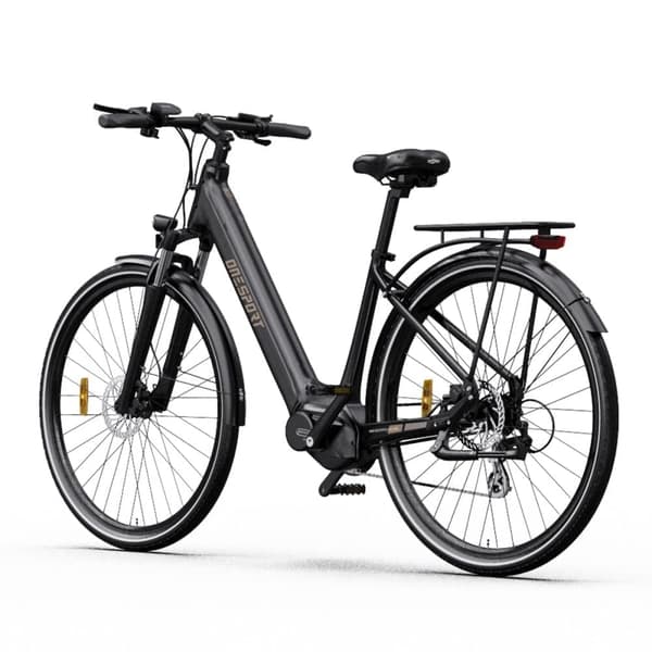 Elcykel OneSport OT07 för stad, Bafang mittdriven 250W, Topp 25 km/h för pendling