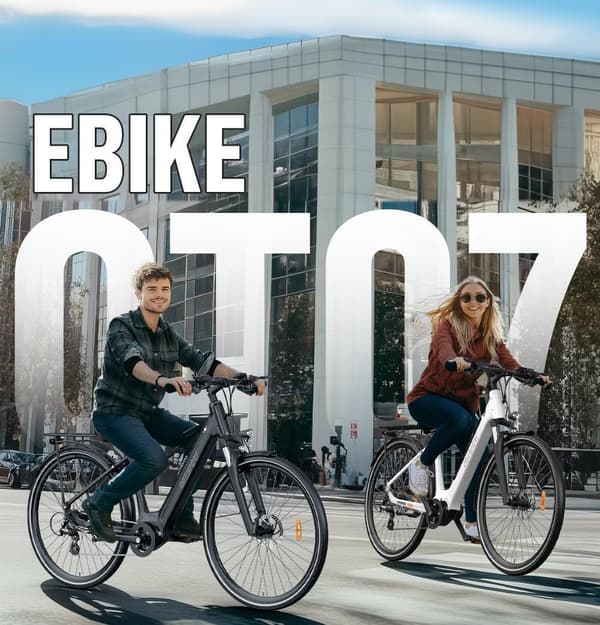 Elcykel OneSport OT07 för stad, Bafang mittdriven 250W, Topp 25 km/h för pendling