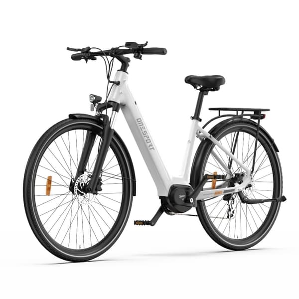 Elcykel OneSport OT07 för stad, Bafang mittdriven 250W, Topp 25 km/h för pendling
