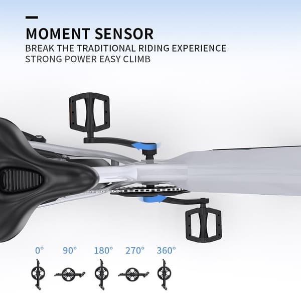Elcykel för stad OneSport OT05, 27,5", 36V 250W motor, supportapp